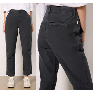 NWT Citizens of Humanity Carter Sateen Utility Ankle Jeans Washedblack Womens 28